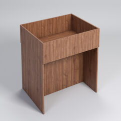 Корзина для распродаж из ДСП №3, Орех