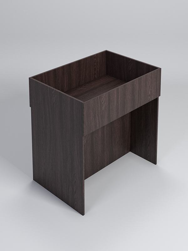 Корзина для распродаж из ДСП №4, Дуб Венге