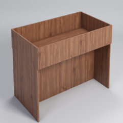 Корзина для распродаж из ДСП №6, Орех