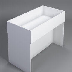 Корзина для распродаж из ДСП №7, Белый