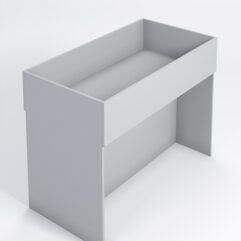 Корзина для распродаж из ДСП №7, Серый