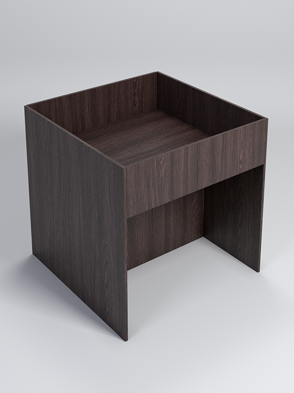 Корзина для распродаж из ДСП №8, Дуб Венге