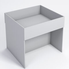 Корзина для распродаж из ДСП №9, Серый