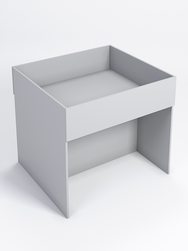 Корзина для распродаж из ДСП №9, Серый