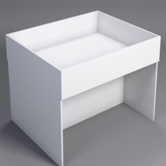 Корзина для распродаж из ДСП №10, Белый