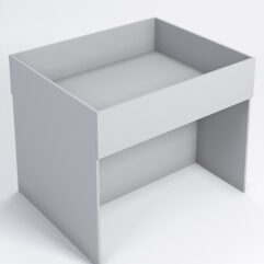 Корзина для распродаж из ДСП №10, Серый