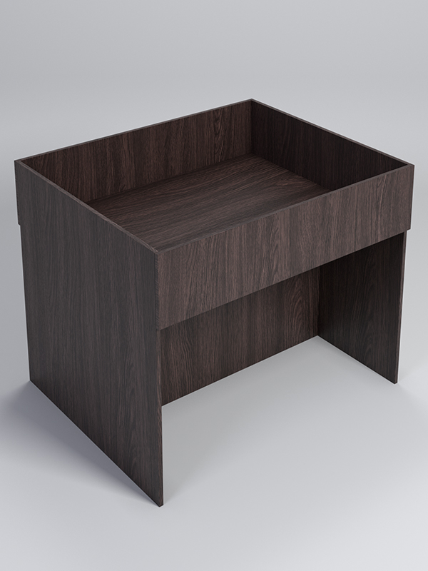 Корзина для распродаж из ДСП №10, Дуб Венге