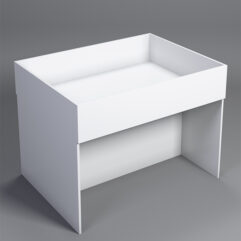 Корзина для распродаж из ДСП №11, Белый