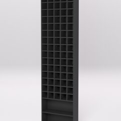 Стенд из ДСП для галстуков, Черный