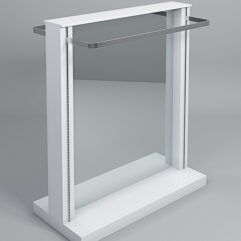 Гондола ФАВОРИТ №1 с зеркалом, Белый