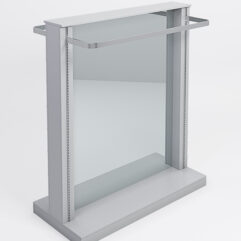 Гондола ФАВОРИТ №1 с зеркалом, Серый