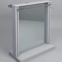 Гондола ФАВОРИТ №4 с зеркалом, Серый