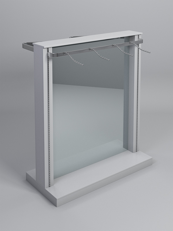 Гондола ФАВОРИТ №4 с зеркалом, Серый