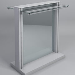 Гондола ФАВОРИТ №10 с зеркалом, Серый