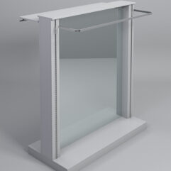 Гондола ФАВОРИТ №12 с зеркалом, Серый