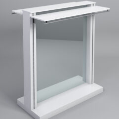 Гондола ФАВОРИТ №12Б с зеркалом, Белый