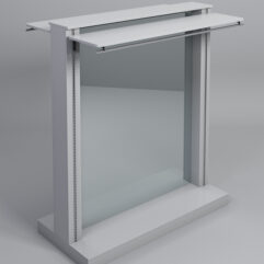 Гондола ФАВОРИТ №12Б с зеркалом, Серый