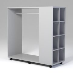 Стенд островной из ДСП для рубашек, Серый