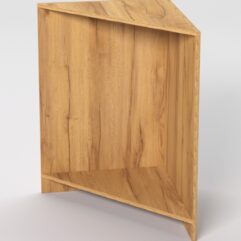 Прилавок ЭКОНОМ №6 угловой, Дуб Золотистый