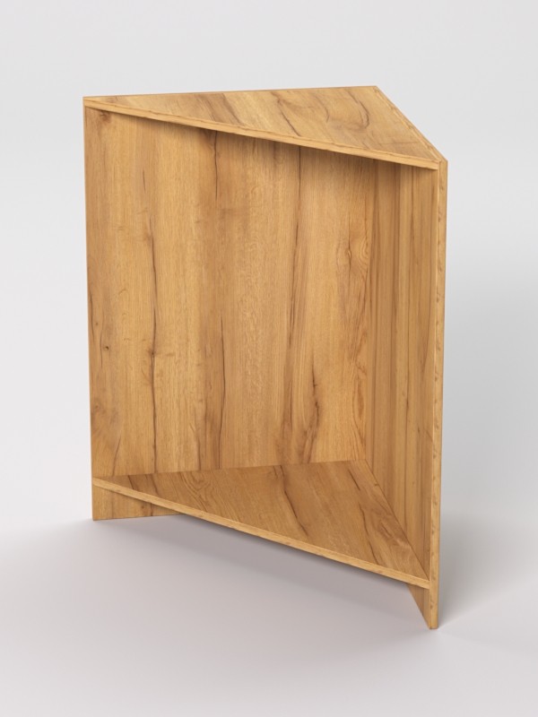 Прилавок ЭКОНОМ №6 угловой, Дуб Золотистый