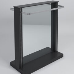 Гондола ФАВОРИТ №1 с зеркалом, Черный