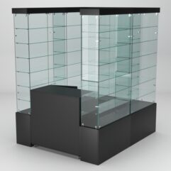 Павильон торговый Истра (глубина витрин-300мм) №1а, Черный