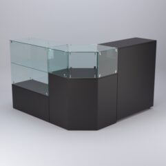 Торговый островок для косметики и парфюмерии ШАНЕЛЬ №4, Черный