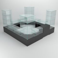 Павильон торговый Истра островной №2б, Черный