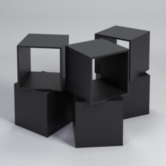 Комплект демонстрационных кубов №3, Черный
