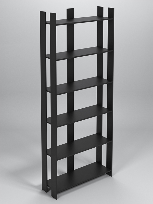 Стойка из ДСП №3 серии ЭКОНОМ, Черный