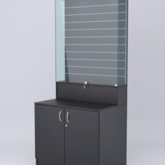 Витрина СОТА №5, задняя стенка Экономпанель, Черный