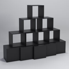 Комплект демонстрационных кубов №4, Черный