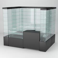 Павильон торговый Истра (глубина витрин-300мм) №2а, Черный