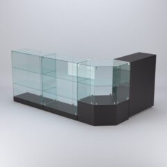 Торговый островок для косметики и парфюмерии ШАНЕЛЬ №6, Черный