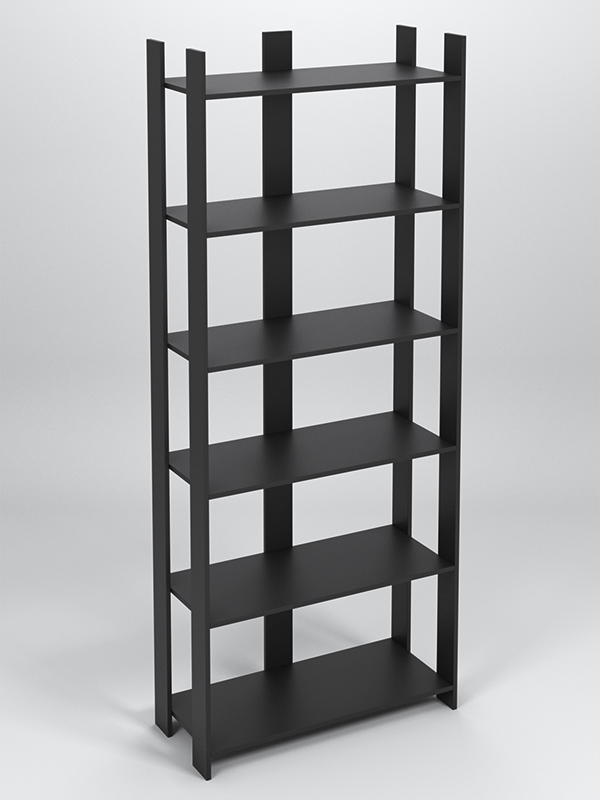 Стойка из ДСП №4 серии ЭКОНОМ, Черный