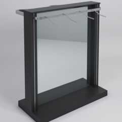 Гондола ФАВОРИТ №4 с зеркалом, Черный