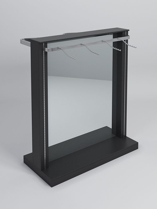 Гондола ФАВОРИТ №4 с зеркалом, Черный