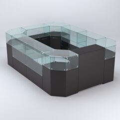 Комплект прилавков ШАНЕЛЬ №1, Черный