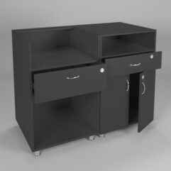 Комплект прилавков КЛАССИКА №1+№7, Черный