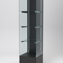 Витрина АСТЕРИЯ №110 (открытая, задняя стенка - ДСП), Черный