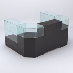 Комплект прилавков ШАНЕЛЬ №3, Черный