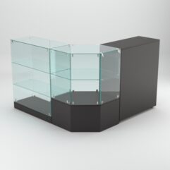 Торговый островок для косметики и парфюмерии ШАНЕЛЬ №12, Черный