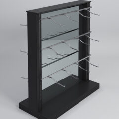 Гондола ФАВОРИТ №6 с зеркалом, Черный