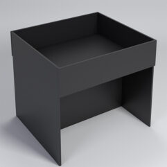 Корзина для распродаж из ДСП №9, Черный