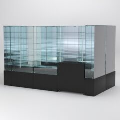 Павильон торговый Истра (глубина витрин-300мм) №3г, Черный