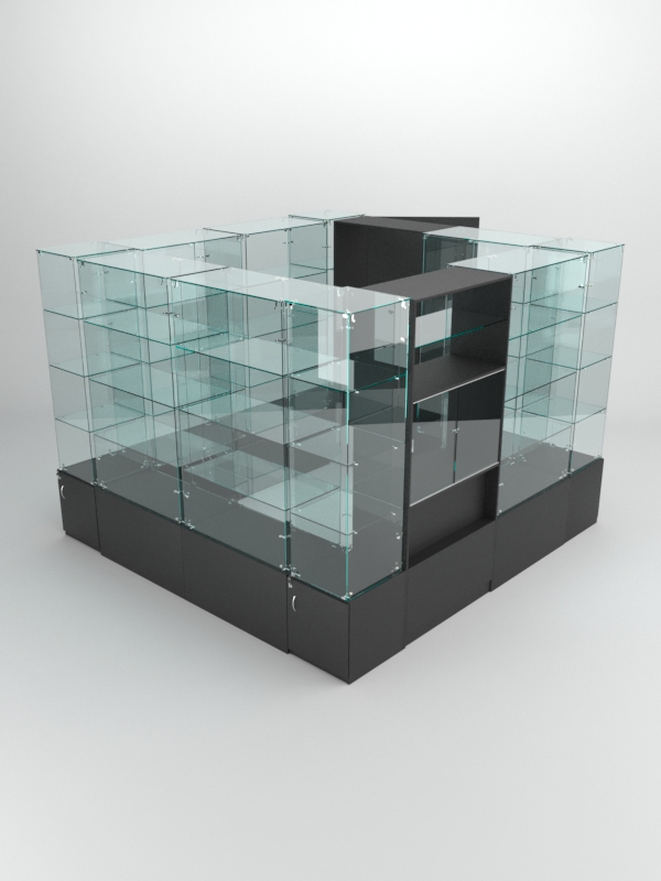 Павильон торговый Истра островной №4б, Черный