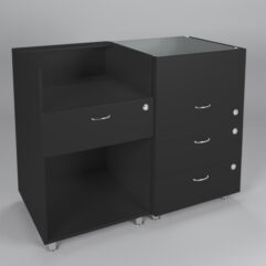 Комплект прилавков КЛАССИКА №1+№3, Черный