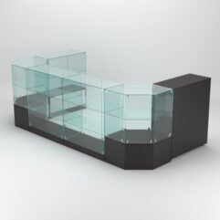 Торговый островок для косметики и парфюмерии ШАНЕЛЬ №14, Черный