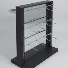 Гондола ФАВОРИТ №8 с зеркалом, Черный