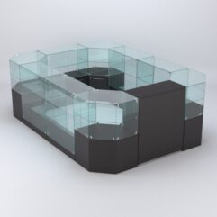 Комплект прилавков ШАНЕЛЬ №9, Черный